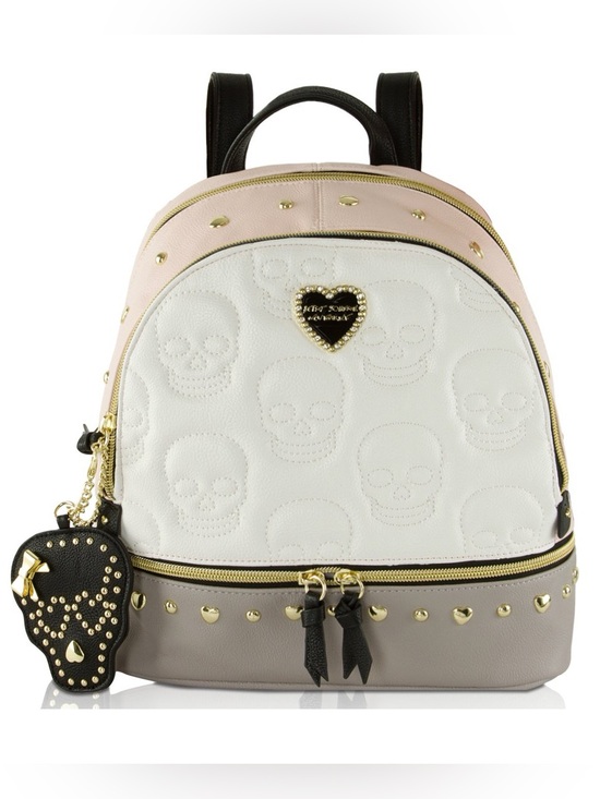 Betsey Johnson Handbags - Betsey Johnson pastel pink & purple backpack